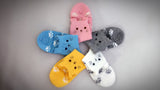 Cat Paws, 5 Pairs Cute Kittens Print Women Crew Socks