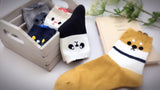 Hello, 5 Pairs Cute Animal Print Women Crew Socks