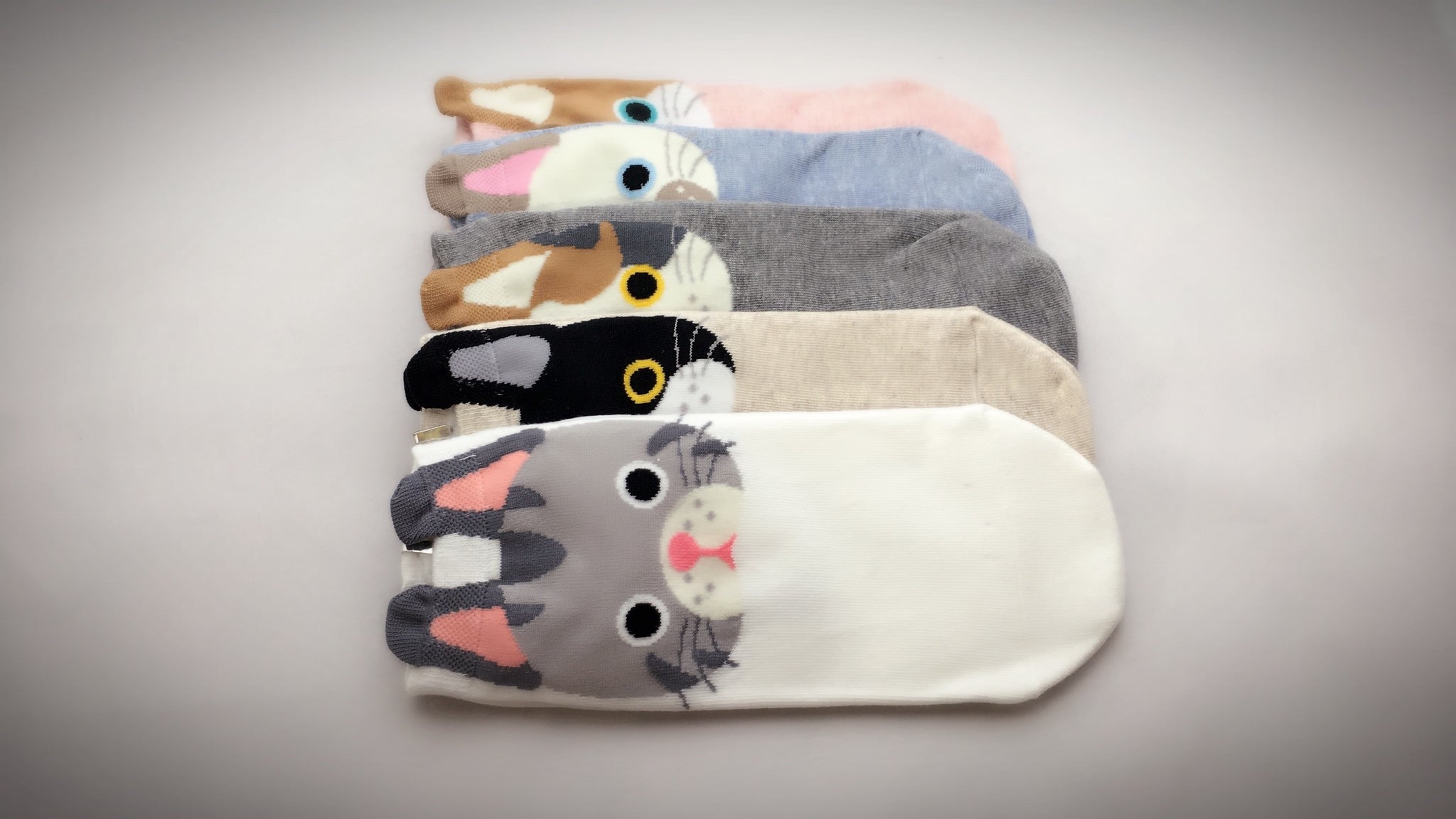 Cute socks, Fun, Quality Korean socks, Cat print ankle socks – GotYourToes