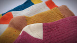 Pastel Wool, 4 Pairs Cute Cozy Warm Wool Women Crew Socks