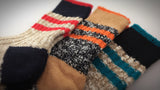 Cute Fun Cozy Warm Wool | Women Teen Girls | Crew Socks | 3 Pairs | (Warm Wool)